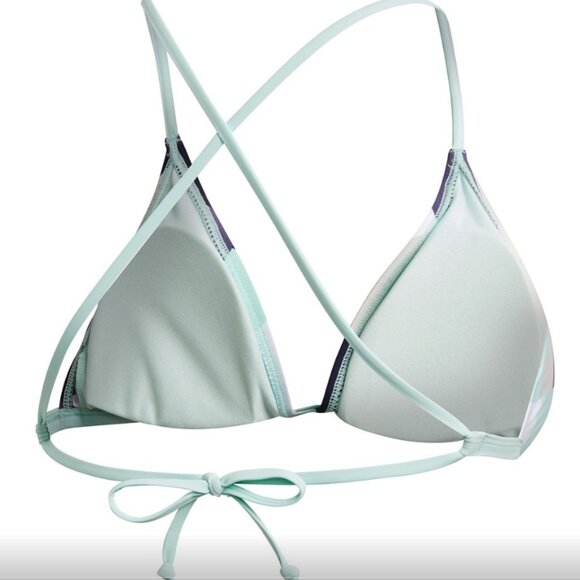 NWT Adidas Volleyboll Bikini Top | Purple & Turquoise| DQ3217 | Size S | Swim - Picture 8 of 9